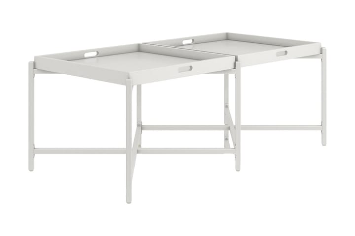 Tarjotinpöytä Coco 121 cm Valkoinen - CosmoLiving - Tarjotinp�öytä & pikkupöytä