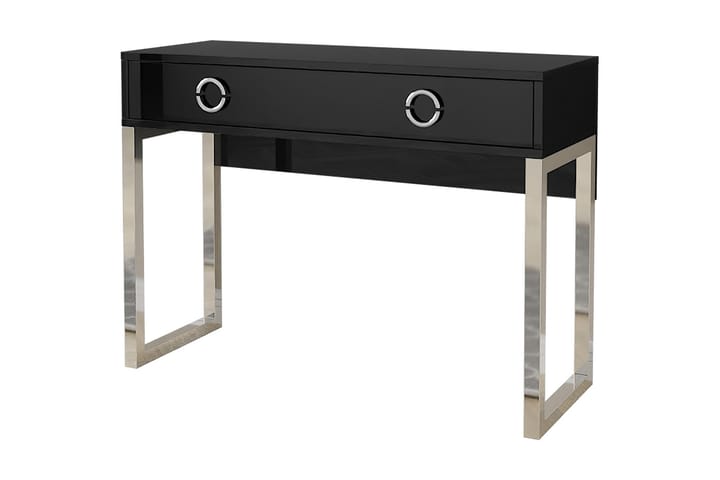 Kirjoituspöytä Iguanzo 110 cm - Musta/Kromi - Tietokonepöytä
 - Kirjoituspöytä