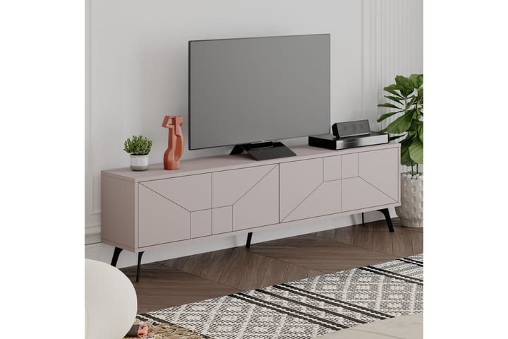 Dune tv-taso 180x29,6 cm ruskea - Hanah Home - Huonekalut - TV- & Mediakalusteet - Tv taso & Mediataso