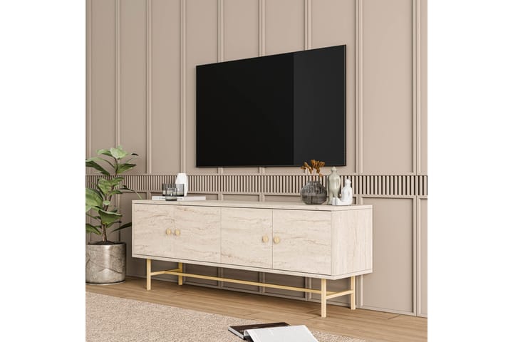 Almasi Tv-taso 150 cm - Beige - Huonekalut - TV- & Mediakalusteet - Tv taso & Mediataso