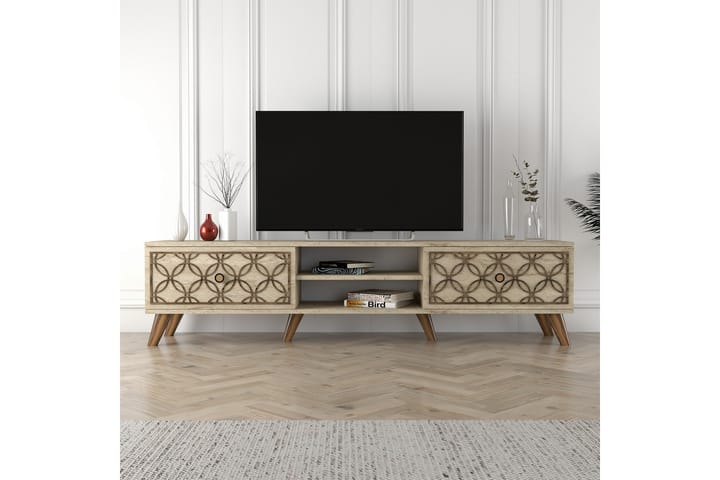 Chass Tv-taso 180 cm - Beige - Huonekalut - TV- & Mediakalusteet - Tv taso & Mediataso