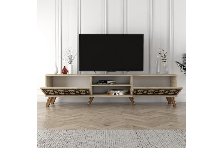 Chass Tv-taso 180 cm - Beige - Huonekalut - TV- & Mediakalusteet - Tv taso & Mediataso