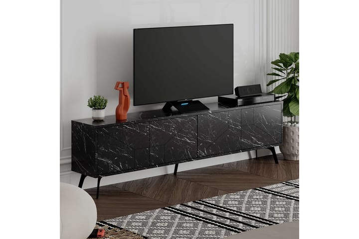 Dune Tv-taso 180 cm Beige - Beige - Huonekalut - TV- & Mediakalusteet - Tv taso & Mediataso