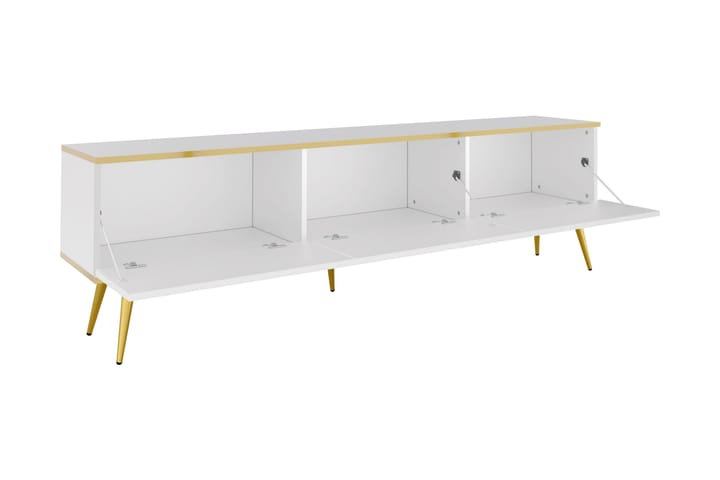 Edson Tv-taso 175 cm - Beige/Kulta - Huonekalut - TV- & Mediakalusteet - Tv taso & Mediataso