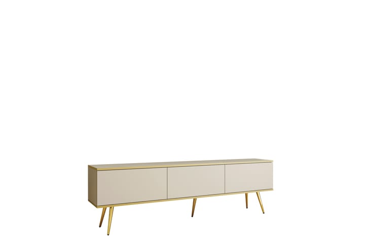 Edson Tv-taso 175 cm - Beige/Kulta - Huonekalut - TV- & Mediakalusteet - Tv taso & Mediataso