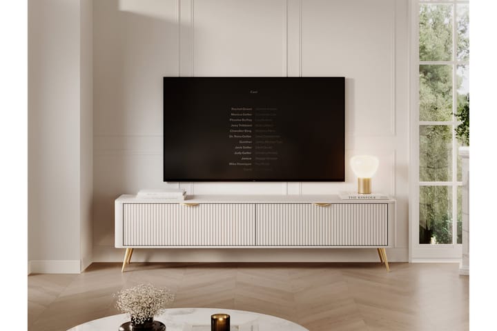 Forba Tv-taso 200 cm - Beige - Huonekalut - TV- & Mediakalusteet - Tv taso & Mediataso