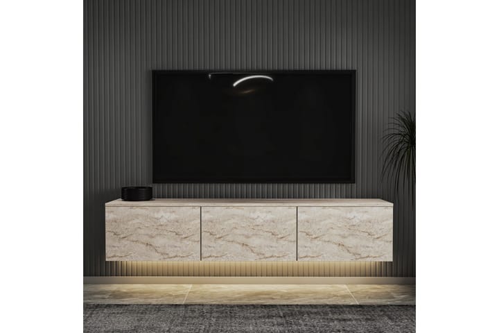 Neon Tv-taso 160 cm Beige - Beige - Huonekalut - TV- & Mediakalusteet - Tv taso & Mediataso