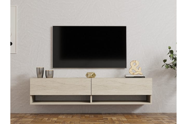 Taboada Tv-taso 141 cm - Beige - Huonekalut - TV- & Mediakalusteet - Tv taso & Mediataso