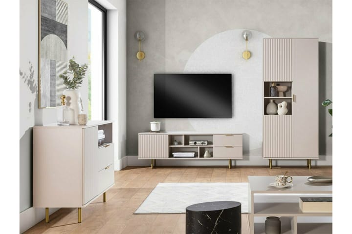 TV-taso Staffin 150 cm - Cashmere - Huonekalut - TV- & Mediakalusteet - TV-kaappi