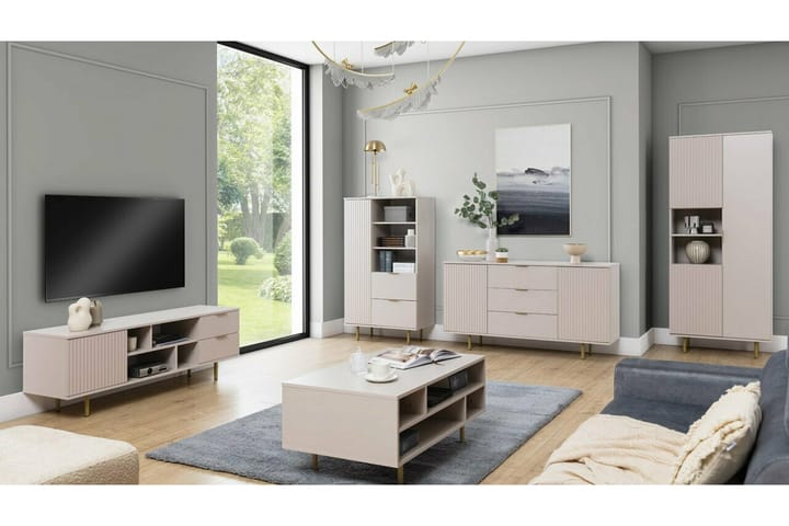 TV-taso Staffin 150 cm - Cashmere - Huonekalut - TV- & Mediakalusteet - TV-kaappi