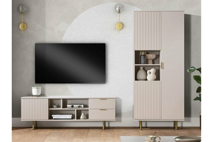 TV-taso Staffin 150 cm - Cashmere - Huonekalut - TV- & Mediakalusteet - TV-kaappi