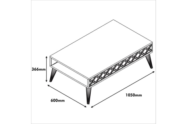 TV-kalustepaketti Amtorp 140 cm - Ruskea - Huonekalut - TV- & Mediakalusteet - TV-kalustepaketti