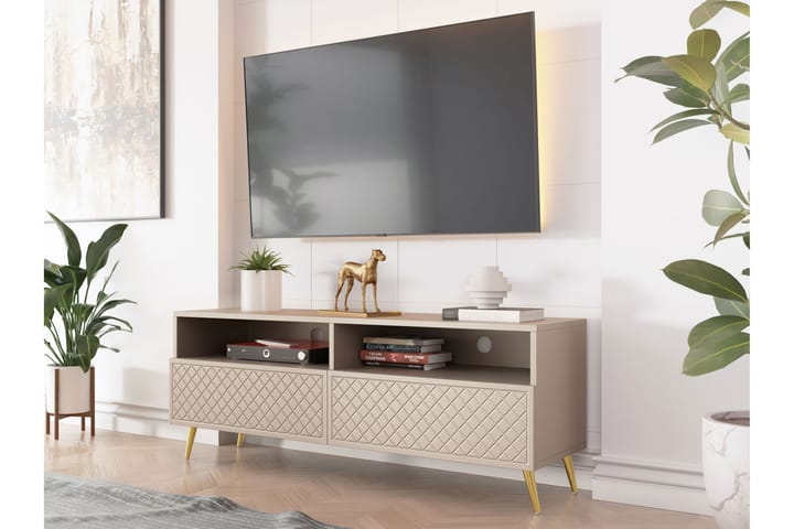 TV-taso Hester 150 cm - Hiekkabeige - Huonekalut - TV- & Mediakalusteet - Tv taso & Mediataso