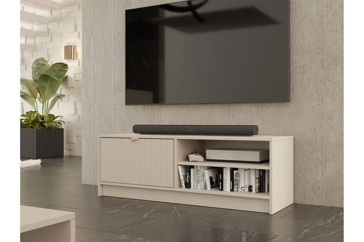 TV-taso Kintore 120 cm - Beige - Huonekalut - TV- & Mediakalusteet - Tv taso & Mediataso