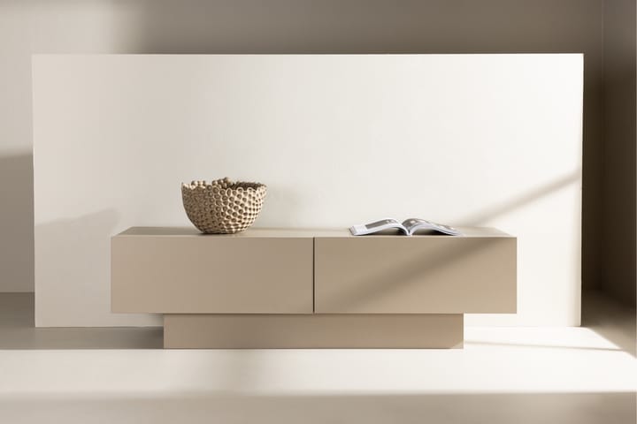 Cuenca TV-taso 160x47 cm - Beige - Huonekalut - TV- & Mediakalusteet - Tv taso & Mediataso