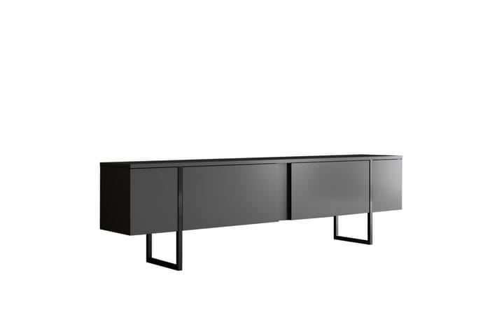 Luxe TV-taso 180x50 cm Musta - Hanah Home - Huonekalut - TV- & Mediakalusteet - Tv taso & Mediataso