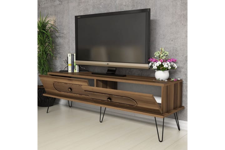 TV-taso Amtorp 145 cm - Ruskea - Huonekalut - TV- & Mediakalusteet - Tv taso & Mediataso