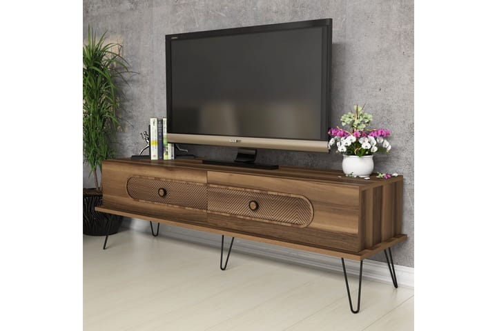 TV-taso Amtorp 145 cm - Ruskea - Huonekalut - TV- & Mediakalusteet - Tv taso & Mediataso