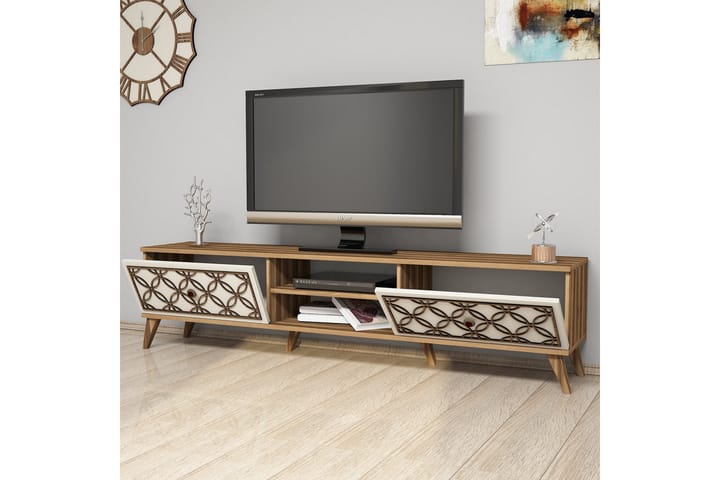 TV-taso Amtorp 180 cm - Ruskea - Huonekalut - TV- & Mediakalusteet - Tv taso & Mediataso