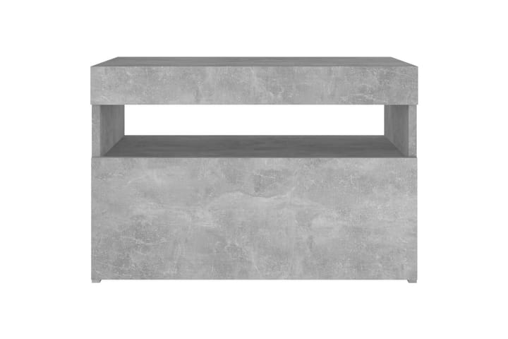 TV-taso LED-valoilla betoninharmaa 60x35x40 cm - Huonekalut - TV- & Mediakalusteet - Tv taso & Mediataso