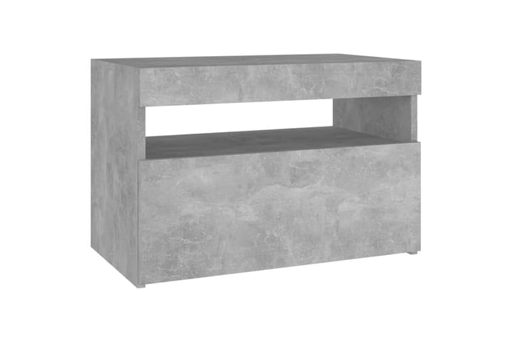 TV-taso LED-valoilla betoninharmaa 60x35x40 cm - Huonekalut - TV- & Mediakalusteet - Tv taso & Mediataso