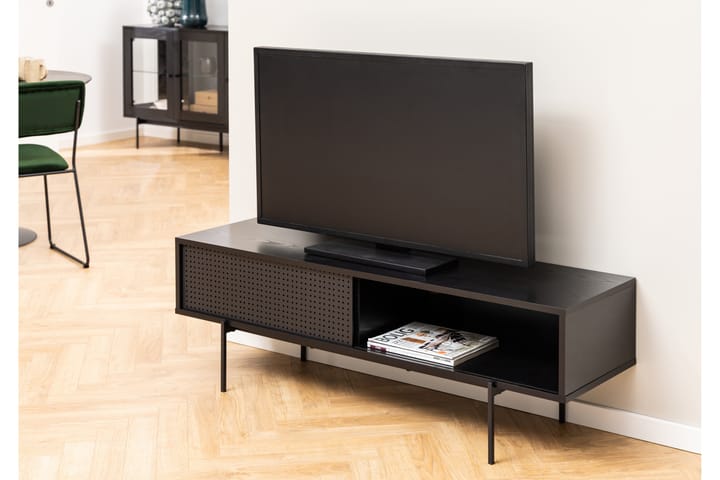 TV-taso Ricketts 40 cm - Musta - Huonekalut - TV- & Mediakalusteet - Tv taso & Mediataso