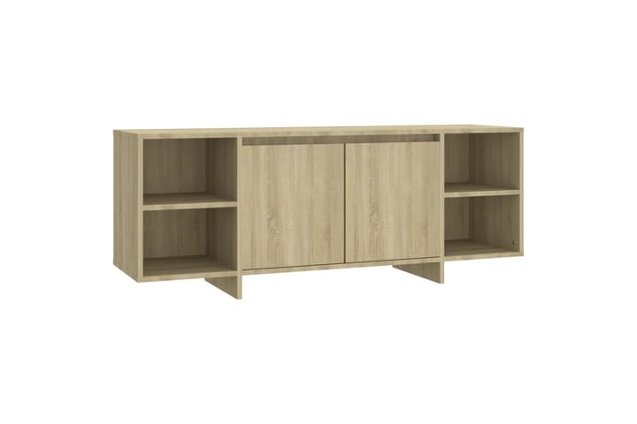 TV-taso Sonoma-tammi 130x35x50 cm lastulevy - Beige - Huonekalut - TV- & Mediakalusteet - Tv taso & Mediataso