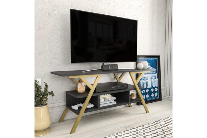 TV-taso Urgby 120x55 cm - Kulta - Huonekalut - TV- & Mediakalusteet - Tv taso & Mediataso