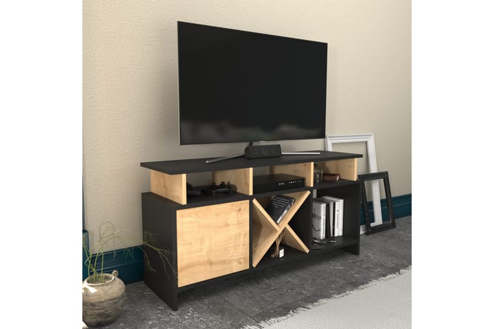 TV-taso Urgby 120x60,6 cm - Antrasiitti - Huonekalut - TV- & Mediakalusteet - Tv taso & Mediataso