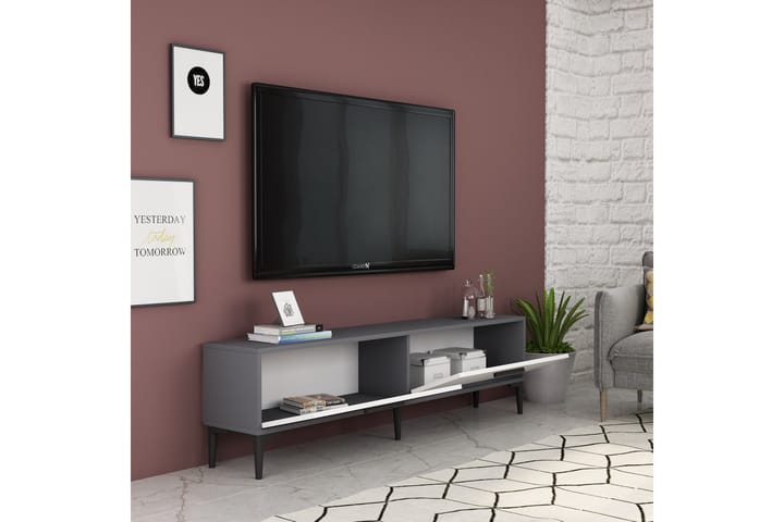 TV-taso Urgby 150x45 cm - Antrasiitti - Huonekalut - TV- & Mediakalusteet - Tv taso & Mediataso