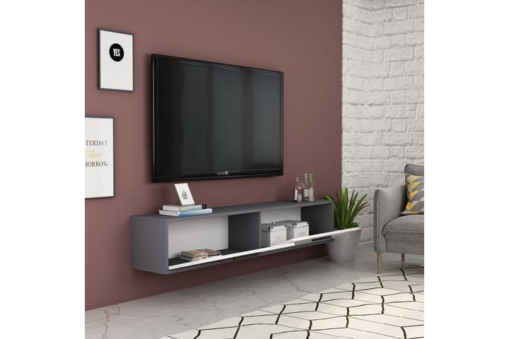 TV-taso Urgby 150x45 cm - Antrasiitti - Huonekalut - TV- & Mediakalusteet - Tv taso & Mediataso