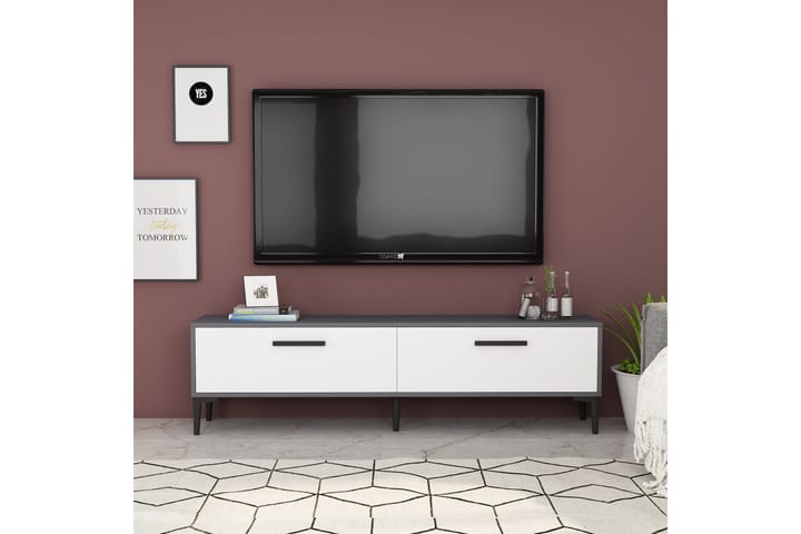 TV-taso Urgby 150x45 cm - Antrasiitti - Huonekalut - TV- & Mediakalusteet - Tv taso & Mediataso