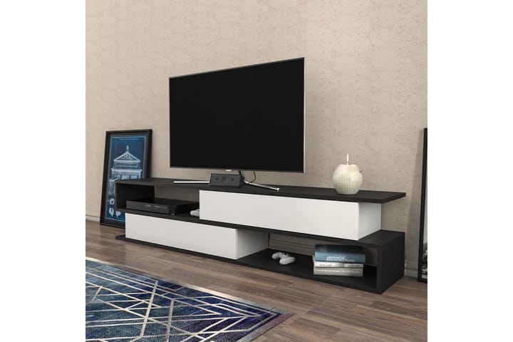 TV-taso Urgby 160x38,6 cm - Antrasiitti - Huonekalut - TV- & Mediakalusteet - Tv taso & Mediataso