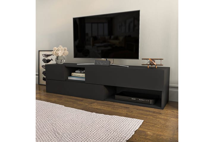 TV-taso Urgby 160x40 cm - Antrasiitti - Huonekalut - TV- & Mediakalusteet - Tv taso & Mediataso