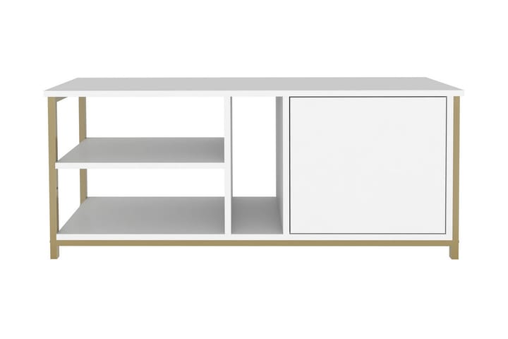 TV-taso Zakkum 120x50,8 cm - Kulta - Huonekalut - TV- & Mediakalusteet - Tv taso & Mediataso