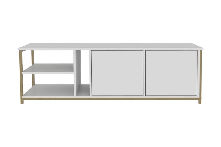 TV-taso Zakkum 160x50,8 cm - Valkoinen - Huonekalut - TV- & Mediakalusteet - Tv taso & Mediataso