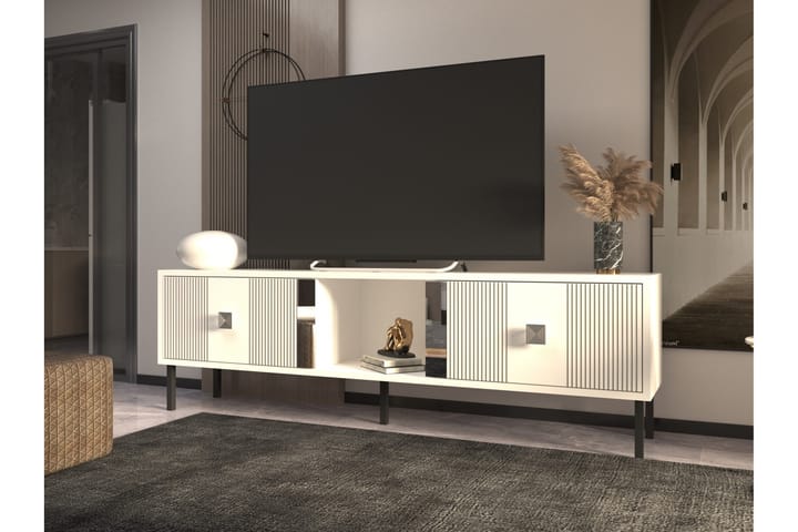 Tv-taso Portes 150 cm - Hopea - Huonekalut - TV- & Mediakalusteet - Tv taso & Mediataso