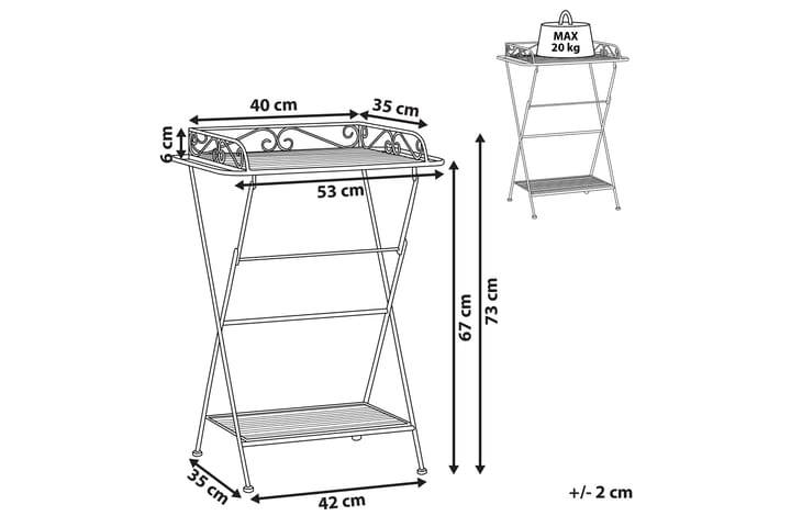 Ancud Sohvapöytä 53 cm - Musta - Huonekalut - Pöytä & ruokailuryhmä - Sohvapöytä