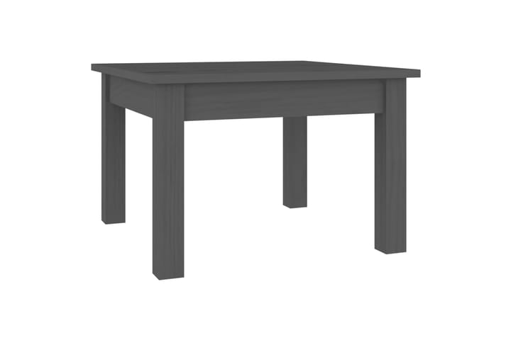 beBasic Sohvapöytä harmaa 45x45x30 cm täysi mänty - Harmaa - Lamppupöytä - Tarjotinpöytä & pikkupöytä