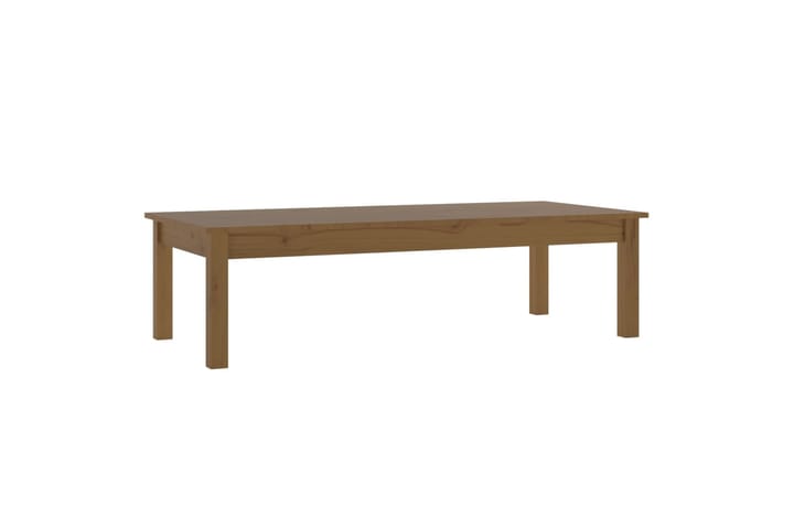 beBasic Sohvapöytä hunajanruskea 110x50x30 cm täysi mänty - Ruskea - Lamppupöytä - Tarjotinpöytä & pikkupöytä