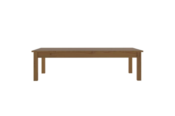 beBasic Sohvapöytä hunajanruskea 110x50x30 cm täysi mänty - Ruskea - Lamppupöytä - Tarjotinpöytä & pikkupöytä