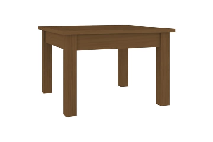 beBasic Sohvapöytä hunajanruskea 45x45x30 cm täysi mänty - Ruskea - Lamppupöytä - Tarjotinpöytä & pikkupöytä