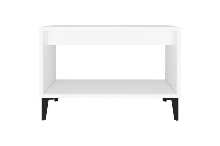 beBasic Sohvapöytä valkoinen 60x50x40 cm tekninen puu - Valkoinen - Marmoripöydät - Lamppupöytä - Peilipöytä - Kokoontaitettavat pöydät - Tarjotinpöytä & pikkupöytä