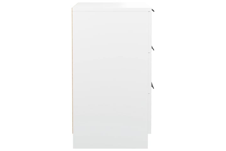 beBasic Yöpöydät 2 kpl valkoinen 40x36x65 cm - Valkoinen - Marmoripöydät - Yöpöytä - Kokoontaitettavat pöydät
