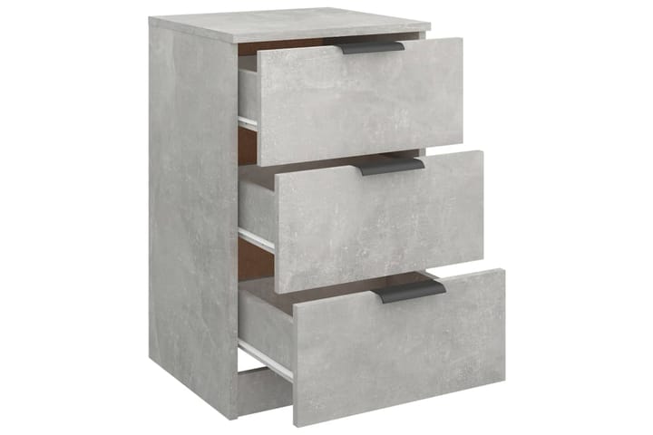 beBasic Yöpöytä betoninharmaa 40x36x65 cm - Harmaa - Yöpöytä