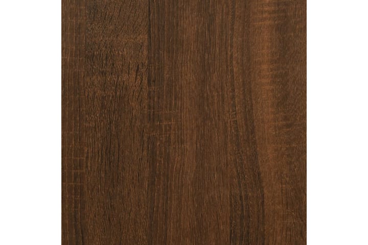 beBasic Yöpöytä ruskea tammi 40x35x62,5 cm tekninen puu - Ruskea - Yöpöytä