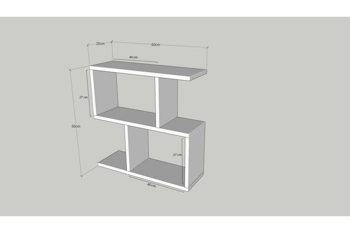 Berdez Sivupöytä 60 cm - Marmori - Huonekalut - Pöytä & ruokailuryhmä - Apupöytä & sivupöytä - Tarjotinpöytä & pikkupöytä