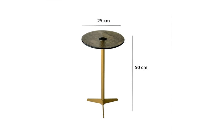 Giada Sivupöytä 25 cm - Kulta/Pronssi - Huonekalut - Pöytä & ruokailuryhmä - Apupöytä & sivupöytä - Tarjotinpöytä & pikkupöytä