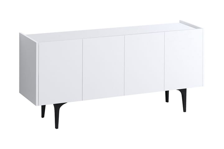 Apupöytä Urgby 150x75 cm - Valkoinen - Marmoripöydät - Konsolipöytä - Eteispöytä - Peilipöytä - Kokoontaitettavat pöydät