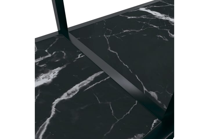 Konsolipöytä musta 200x35x75,5 cm karkaistu lasi - Musta - Konsolipöytä - Eteispöytä